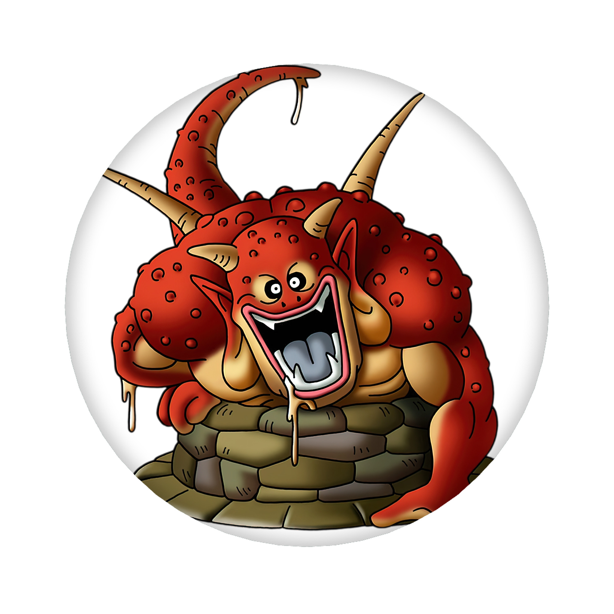 （画像用） ドラゴンクエスト Doragon Kuesuto Dragon Quest 6cm 缶バッジ 複数セット