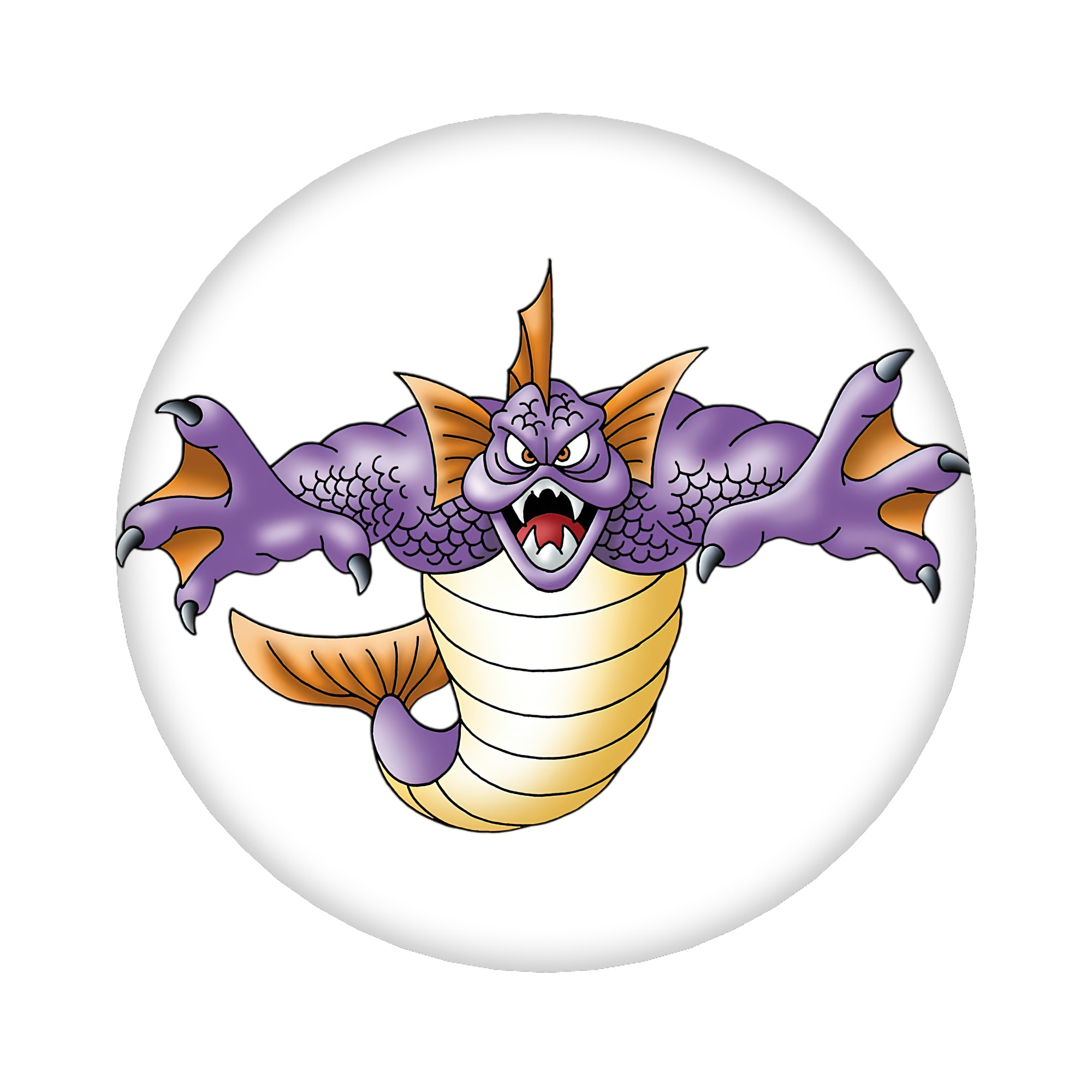 （画像用） ドラゴンクエスト Doragon Kuesuto Dragon Quest 6cm 缶バッジ 複数セット