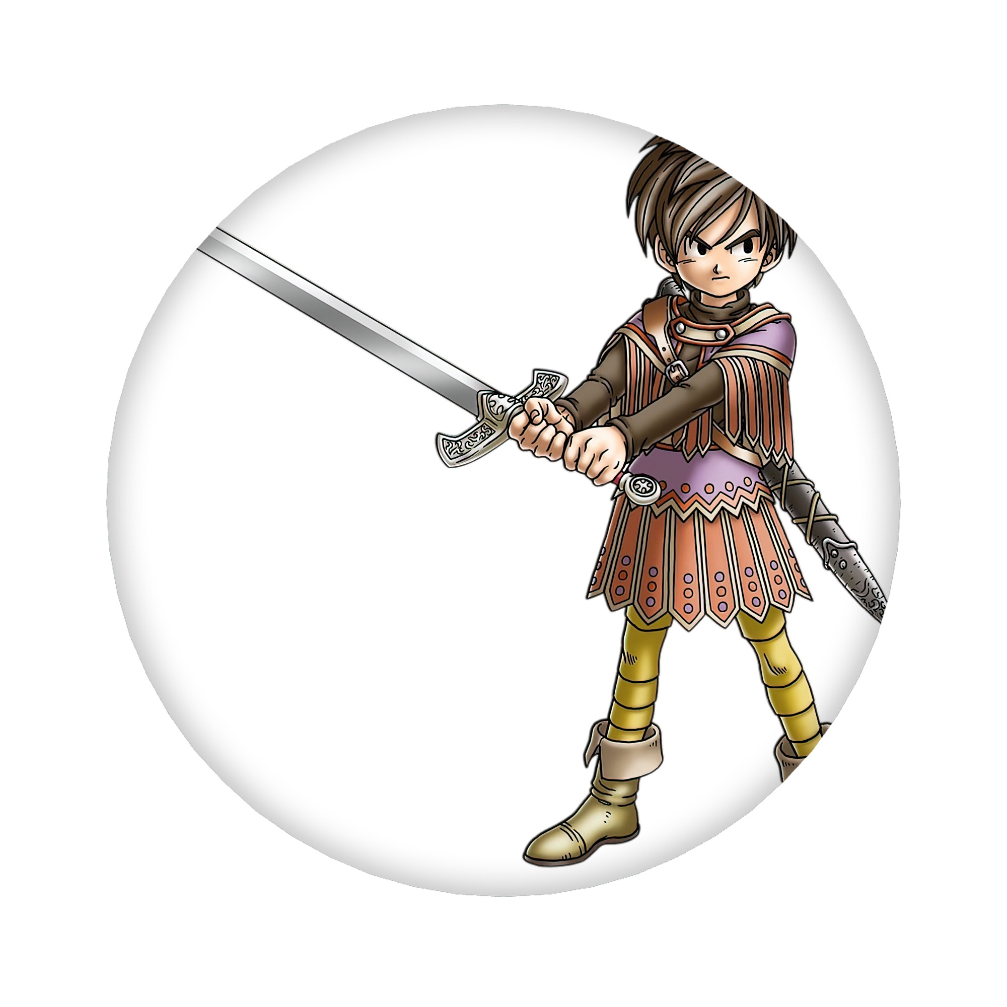 （画像用） ドラゴンクエスト Doragon Kuesuto Dragon Quest 6cm 缶バッジ 複数セット