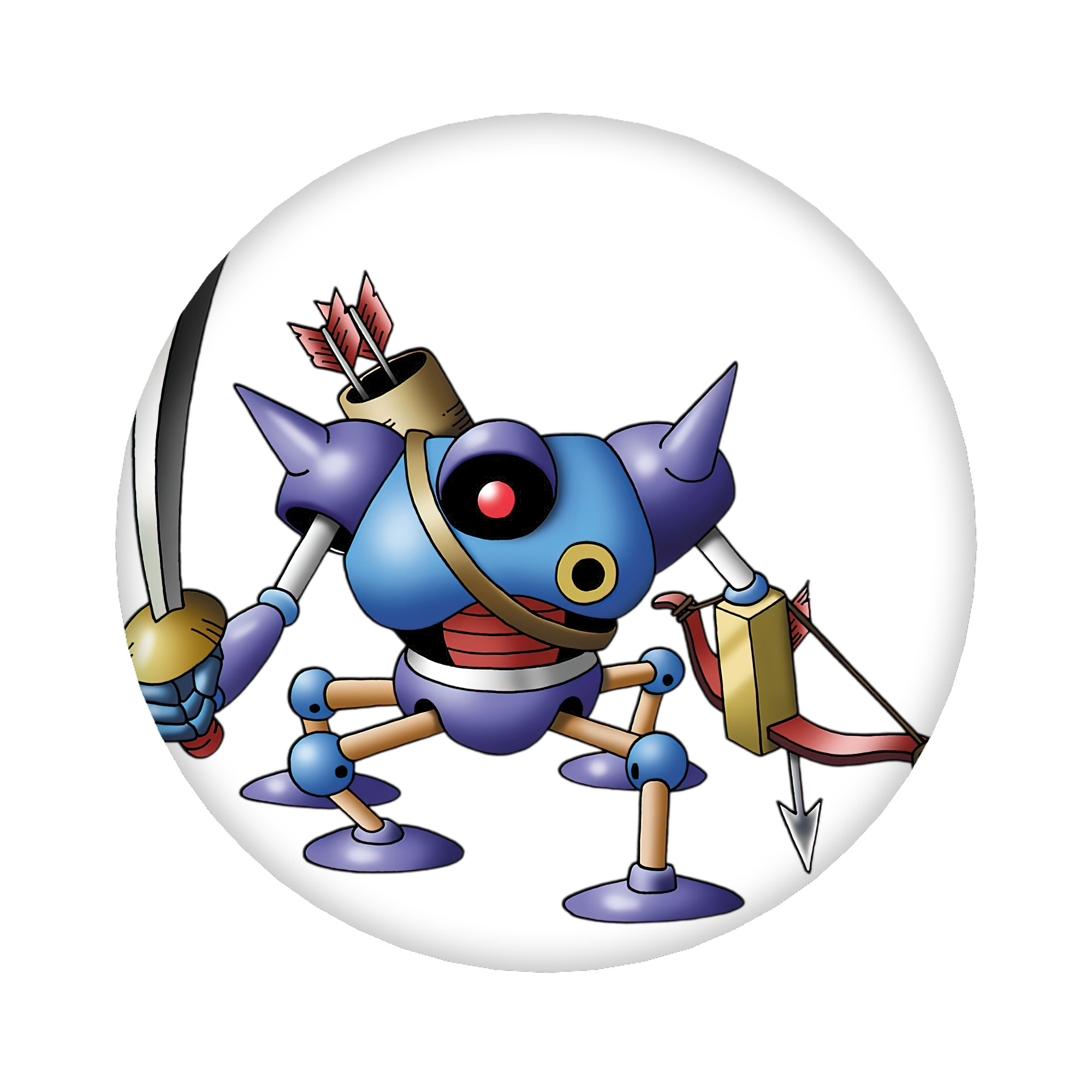 （画像用） ドラゴンクエスト Doragon Kuesuto Dragon Quest 6cm 缶バッジ 複数セット