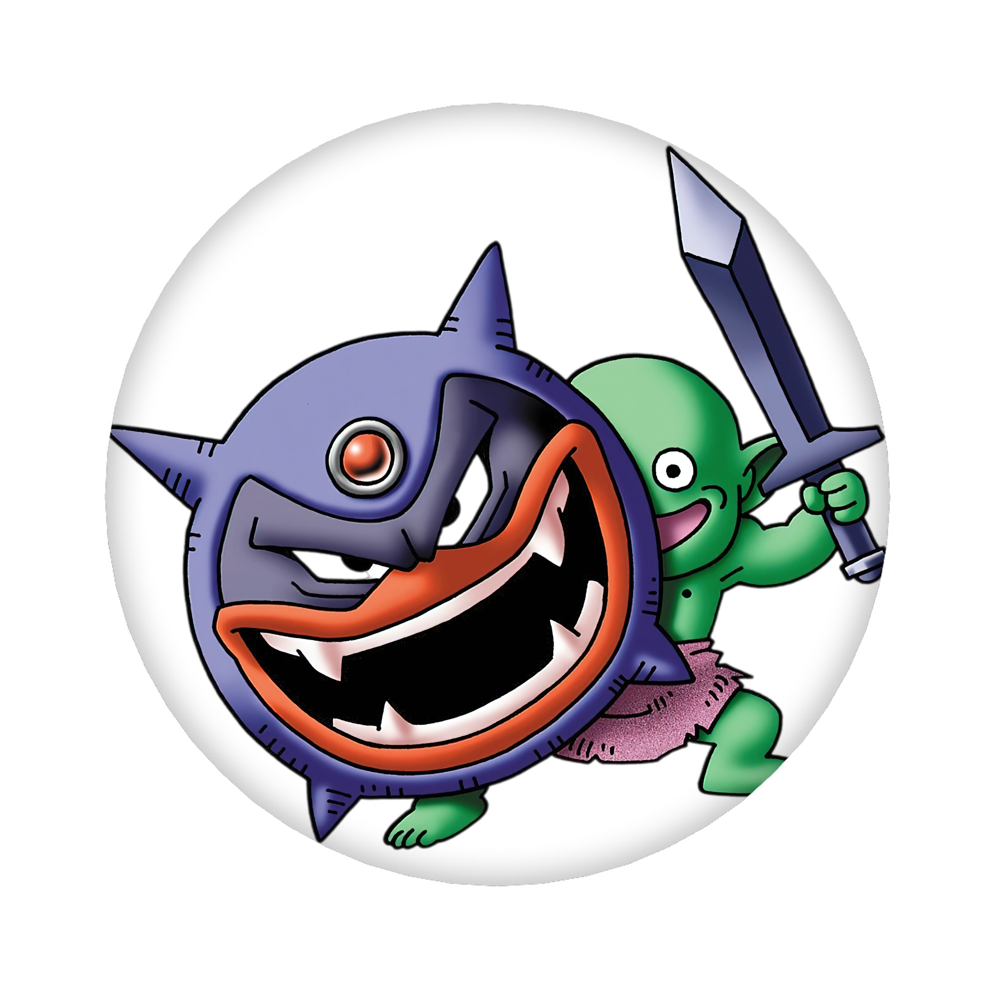 （画像用） ドラゴンクエスト Doragon Kuesuto Dragon Quest 6cm 缶バッジ 複数セット